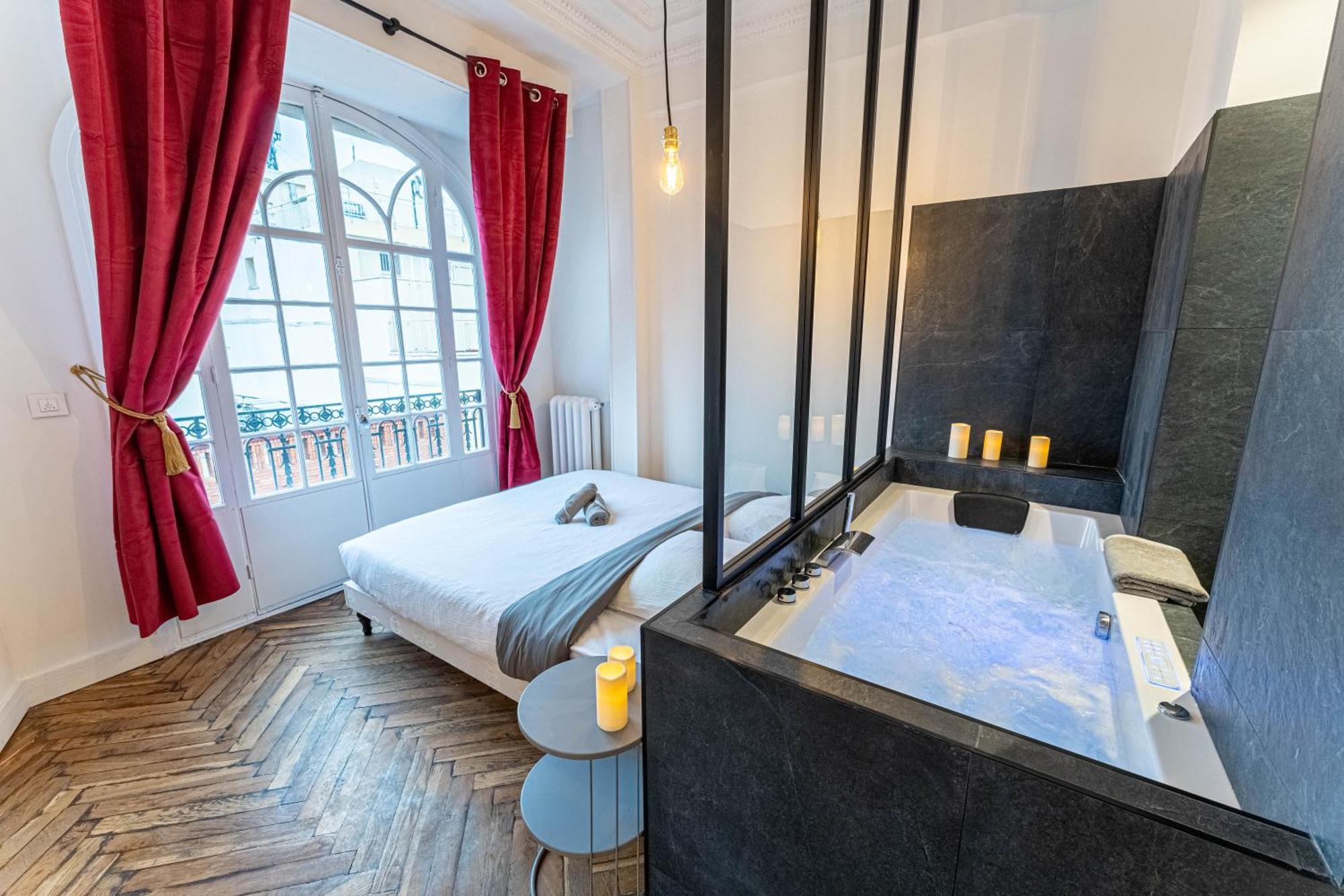 Jacuzzi-Nice Quartier Des Musiciens-Loft Exteriör bild
